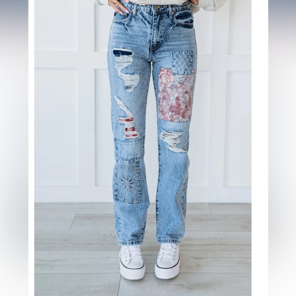 Dear John Estilo Patch Jeans - Picture 2 of 7